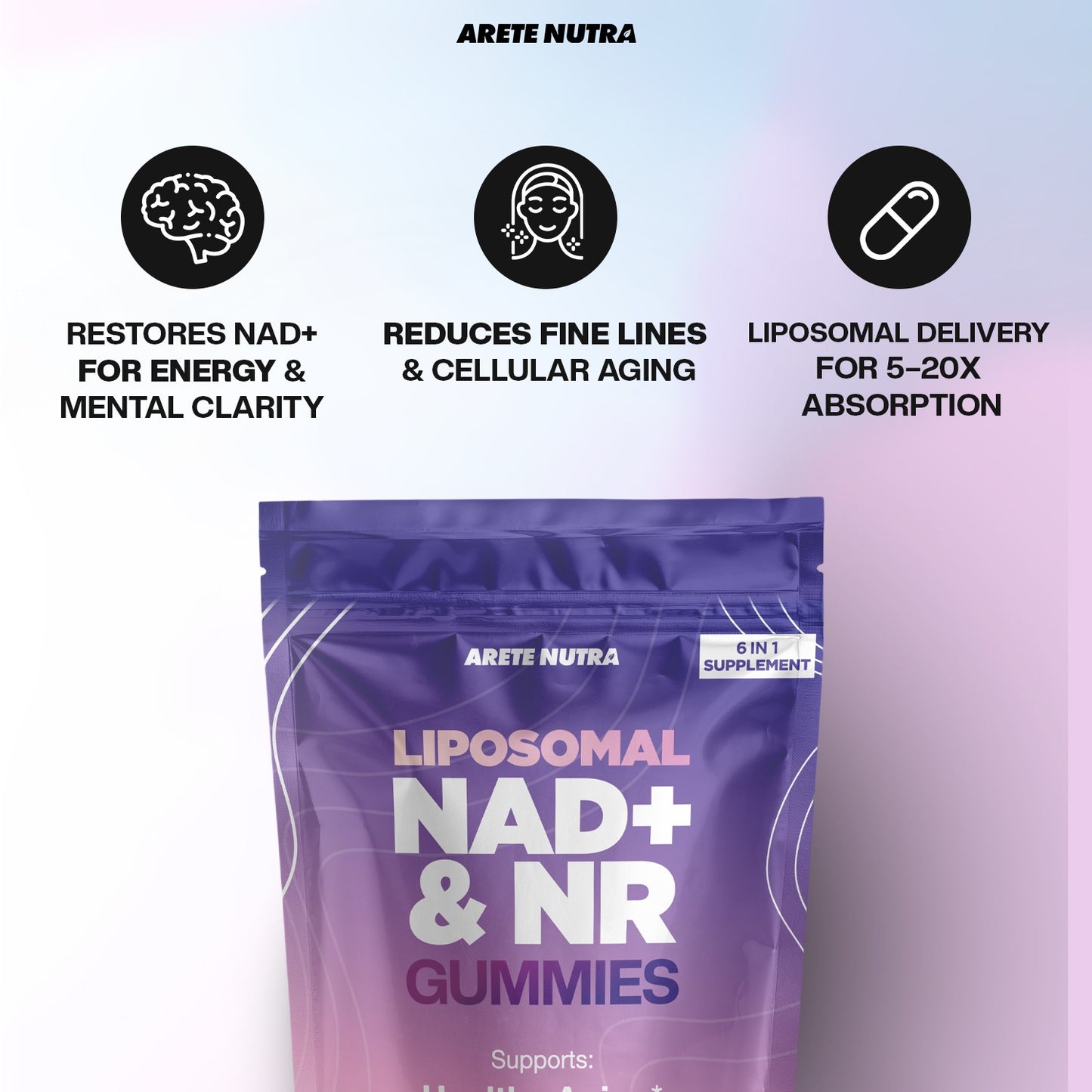 Arete NAD+ Advanced Gummies