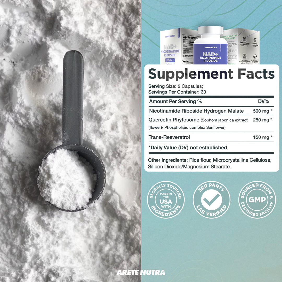 Arete NAD+ Nicotinamide Riboside Plus