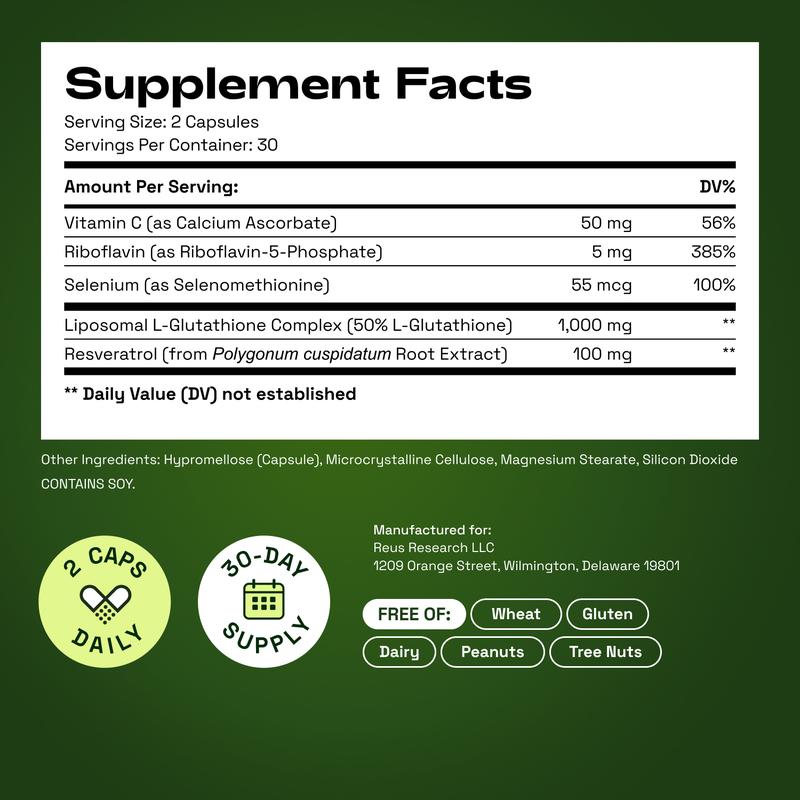 Liposomal Glutathione – 1155 mg