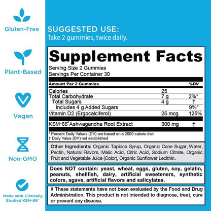 Ashwagandha & Vitamin D Gummy