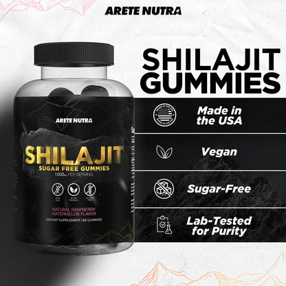 Arete Pure Shilajit Gummies